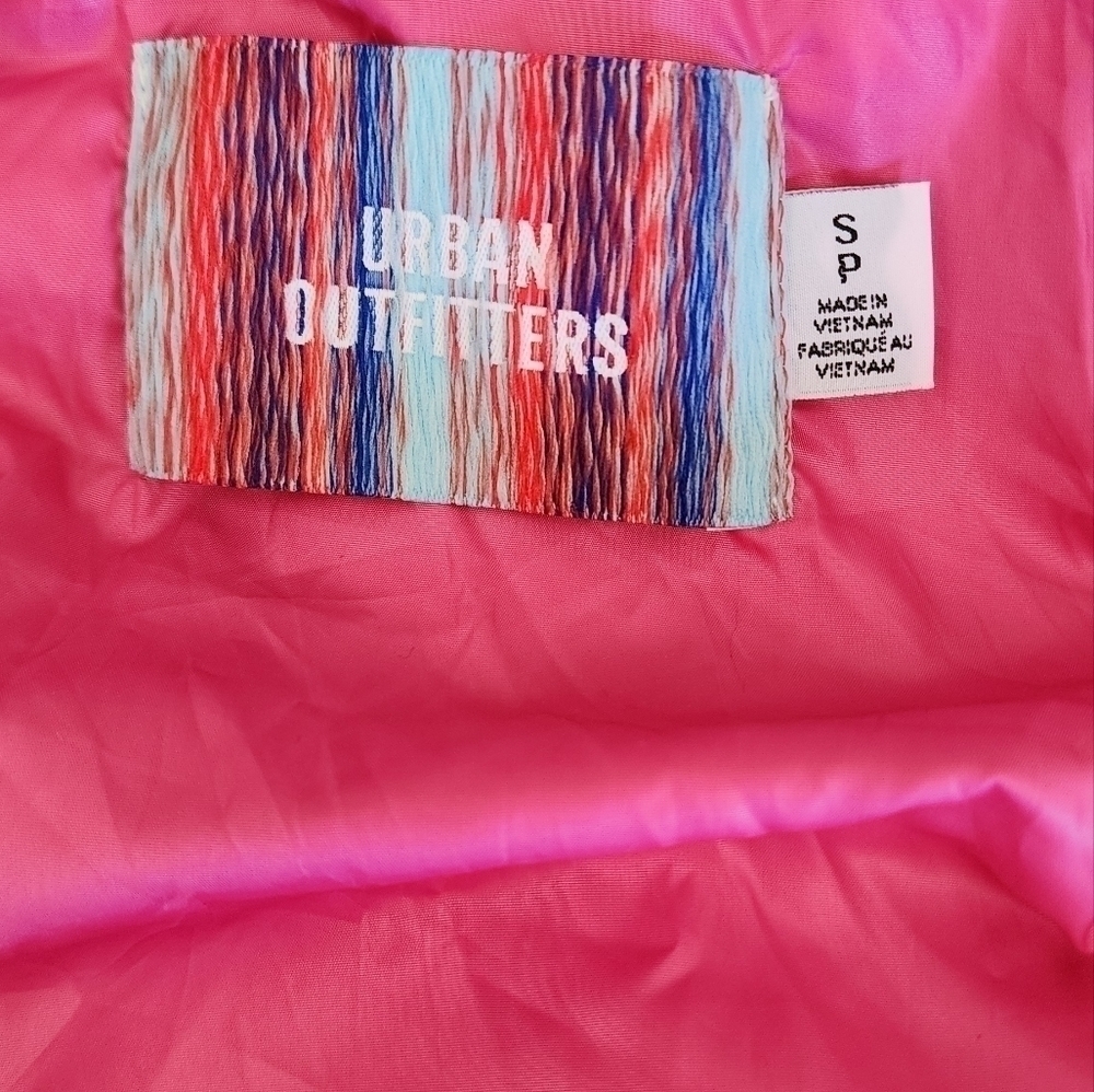 Urban Outfitters Femme Embossed Jacket Dark Pink Women's Size S. - Picture 8 of 8